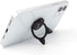 Ultra-Thin Cute Cat Metal Phone Ring Holder, 360° Rotation Kickstand for Magnetic Car Mount (Black)