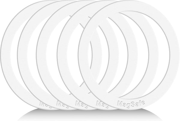Universal MagSafe Ring, 5 PCS Magnetic Adapter Ring Compatible with Magsafe Accessories for iPhone