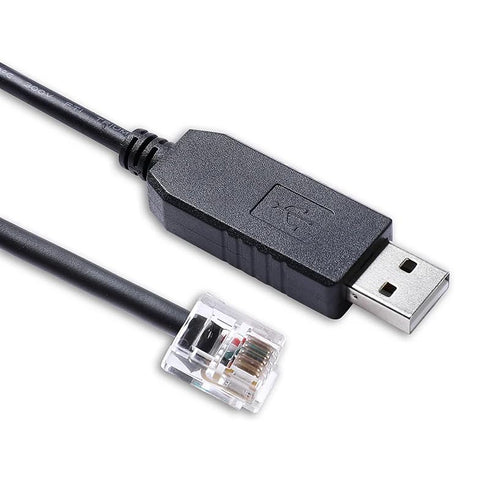 Generic PL2303 RS232 RJ12 6P6C for Synscan Hand Control PC Link Cable USB to for Connecting PC and HC Firmware Updating