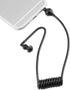 Lightweight Monaural 3.5mm Stereo Headset, Anti-Radiation with Flexible Air Tube for Comfort.