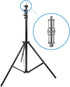 2 Pieces Metal Male Convertor Threaded Screw Adapter, 1/4 to 3/8 inch for Studio Light Stand, Hotshoe/Coldshoe