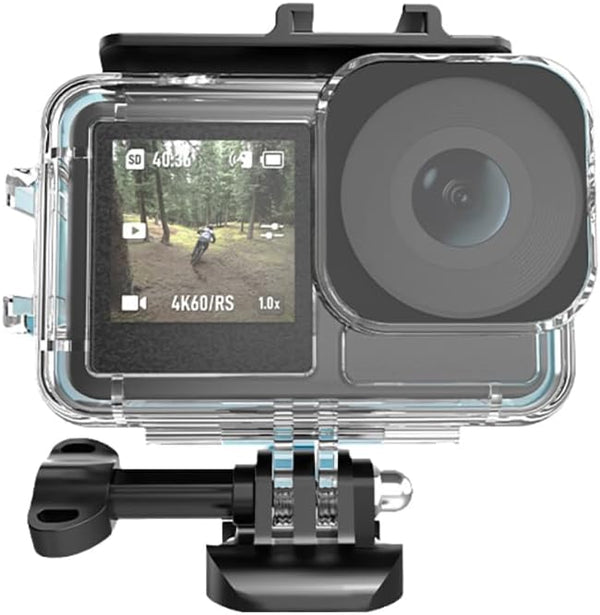 Waterproof Case for DJI Osmo Action 3/4 Camera Accessories, Underwater 45M Protective Shell Housing