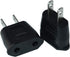 FILSHU (10 EU Euro Europe to US USA Power Jack Wall Plug Converter Travel Adapter Adaptor PCS)