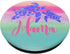 Mama Sea Turtle Mother's Day Gift Watercolor Sea Animals PopSockets Swappable PopGrip
