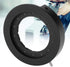Iris Diaphragm, Microscope Iris Adapter Aperture Adjustable Lens Optical Diaphragm for Microscope (SK25 with Base)