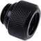 Alphacool 17262 Eiszapfen 13mm HardTube Compression Fitting - G1/4 Knurled Deep Black Water Cooling Fittings