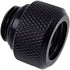 Alphacool 17262 Eiszapfen 13mm HardTube Compression Fitting - G1/4 Knurled Deep Black Water Cooling Fittings