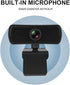 BaoFufc 2040x1080P 2K Webcam with Microphone for Desktop Laptop Computer Meeting Streaming Camera USB Cover