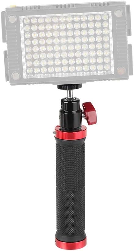 CAMVATE Rubber Hand Grip with 1/4" Ball Head Mount - Photographic Accessory (Red) - 2257