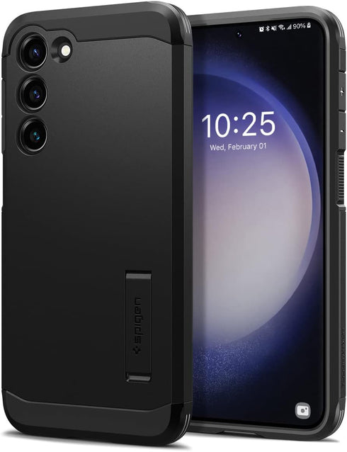 Galaxy S23 Plus Case (2023) - Spigen Tough Armor in Black - Ultimate protection and style for your device.