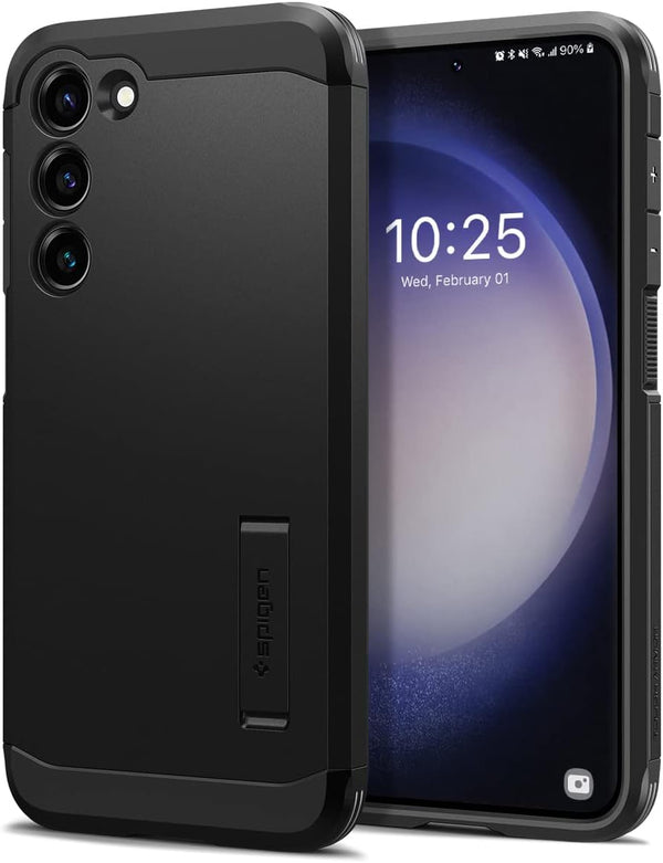 Galaxy S23 Plus Case (2023) - Spigen Tough Armor in Black - Ultimate protection and style for your device.