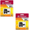 Vtech Kidizoom Action Cam Digital Camera Memory Card 2 x 32GB microSDHC Memory Card with SD Adapter (2 Pack)