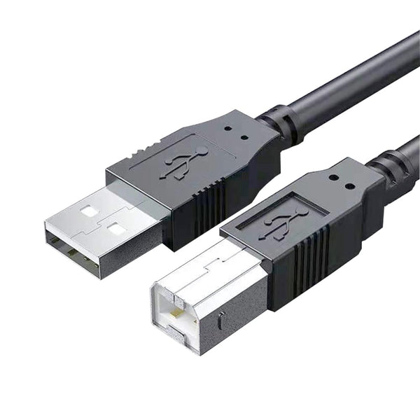HUYADZ USB Printer Cable, 6 feet, USB 2.0 Type A Male to B