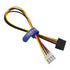 COMeap SATA Power Cable for Hikvision Video Recorder, 4 Pin to SATA