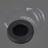 V BESTLIFE 1 Pair Universal 100mm Headphone Pad Replacement, Soft Foam Cushion Noise Reduction Cover, Black
