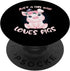 Funny Just A Girl Who Loves Pigs Cute Little Pig PopGrip Standard PopSockets