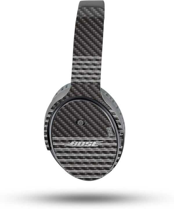 MightySkins Carbon Fiber Skin for Bose QuietComfort 35 II Headphones - Pinstripe, Durable Textured Finish, Easy to Apply
