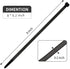 100Pcs 8 Inch 40lbs Heavy Duty Industrial Zip Toes Tensile Strength Releasable Black Tie Wraps Reusable Zip Toes Tie