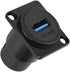 Toronce USB3.0 D Series Panel-Mount Connector - D-USB-3.0 Pass Through Connector
