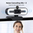 Generic 2K USB Webcam with Light for PC Laptop Computer Desktop MacBook