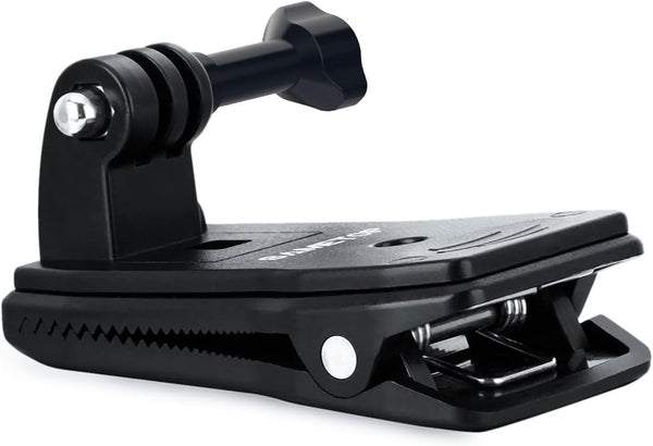 Sametop Quick Clip Mount for Backpack, Compatible with GoPro Hero 13, 12, 11, 10, 9, 8, 7, 6, 5, 4, Session, 3+, 3, 2,