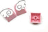 Personalized Cute Pink Keycaps, Love Heart and Wings Keycaps, Compatible with Cherry MX Switches Mechanical Keyboard (3