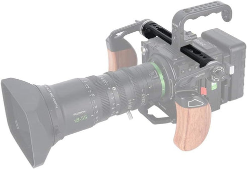 NICEYRIG Extended NATO Rail with Dual Rosette Mount, 6.5 Inch Long Rail for RED Kinefinity Cinema Camera
