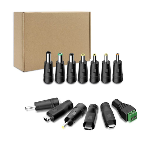 Belker Universal 5V DC 5.5 2.1mm Jack Charging Cable, USB to DC Power Cable with 14 Interchangeable Plugs, Max 3A