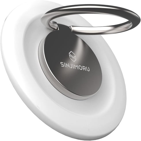 Sinjimoru Magnetic Cell Phone Ring, 360 Degree Rotation Finger Grip for Magnetic Ring Holder Compatible with iPhone 15