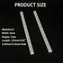 URIMPAVIDO 20PCS 0.5 (20, 7x4x125mm) Module Plastic Gear Plastic Connecting Rod Long Strip Rack Gear Pinion