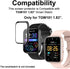Compatible with OYV TGW101 1.83”, 3D Smart Watch Screen Protectors, 3 Piece, Full Coverage, Anti-shatter