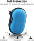 Earbud Case Holder, Hard EVA Small Zipper Bag for Wired Headphone Storage, Compatible with Oval Wireless Earbuds, Beats