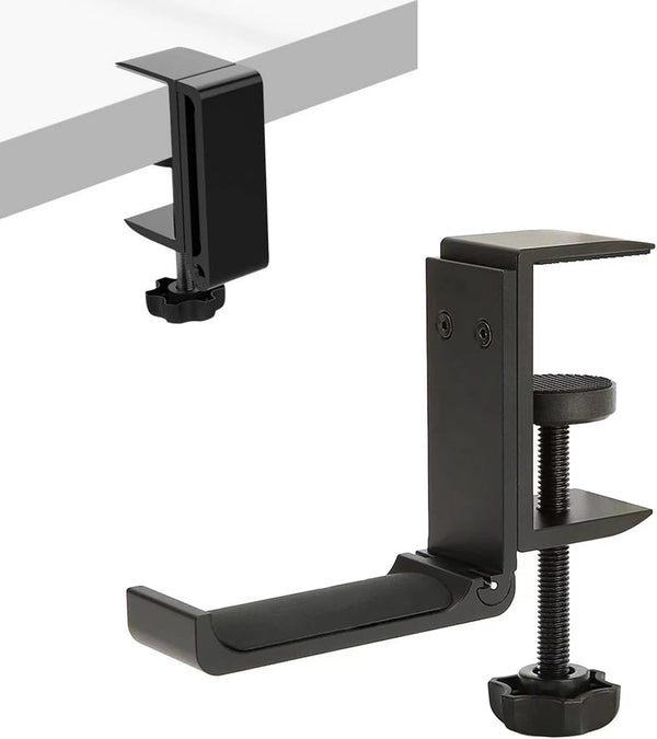 Weiyichuang Adjustable Headphone Stand, Foldable Hanger, Desk Hook for Headphones