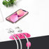 PERFORMORE 16 Pack Cable Clips, Pink Self-Adhesive Cord Organizers for Home, Office, Car, and Desk Management