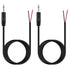 Fancasee 2 Pack 6 ft Replacement 3.5mm Male Plug to Bare Wire Open End Audio Cable Repair