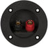 Goldwood RGT-5025-2 Sound Speaker Box Terminal Cups, 2 Round Power Speaker Terminal Plates, Black