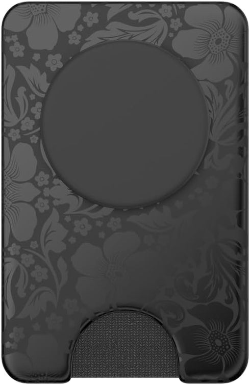 PopSockets Phone Wallet with Expanding Grip, Phone Card Holder, Wireless Charging Compatible - Laced