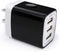 USB Wall Charger 18W 3Amp Fast Multiple Ports Plug Cube Box Charger Block Compatible iPhone