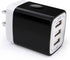 USB Wall Charger 18W 3Amp Fast Multiple Ports Plug Cube Box Charger Block Compatible iPhone