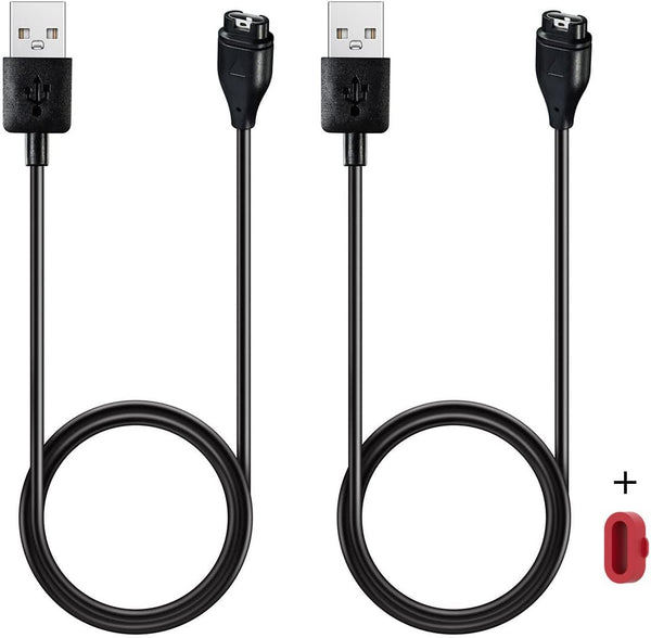 Kissmart Charger Cable for Garmin Watch, 2 Pack, 3.3ft/1m