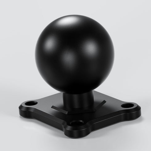 BRCOVAN 1.5'' Ball Mount Base with Aluminum Alloy 4-Hole AMPS Square Plate, Compatible with RAM Mounts