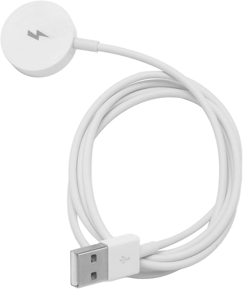 Magnetic Smart Watch Charger Dock - USB Charging Cable for Fossil Gen 1, 2, 3 (White)