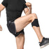 Cell Phone Leg Band Equestrian Riders On The Leg Cell Phone Holder for Calf, Running Workouts Arm Band Strap Pouch for Jogger for iPhone 6 6S 7 8 X Plus, Samsung Galaxy S9/8/7/6, Black, Large