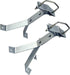 Skywalker 8” Heavy-Duty Wall Mount Pair for TV Antenna Mast | (2) Brackets with Lag Bolts