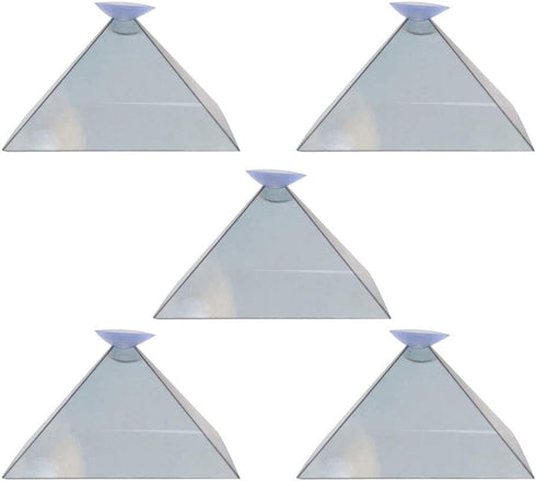 3D Hologram Pyramid Display Projector Video Stand, Portable for Smart Mobile Phone