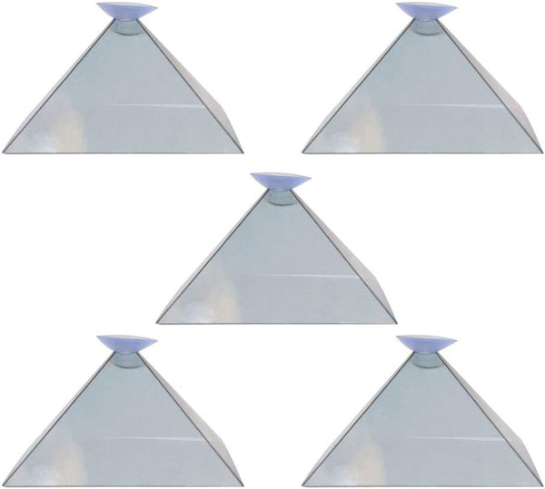 3D Hologram Pyramid Display Projector Video Stand, Portable for Smart Mobile Phone