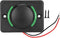 Car USB Socket 3.1A DC12V/24V, Black Waterproof Dual USB Port Power Outlet with LED Car Accessory (Green)
