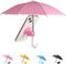 heqxwl Phone Umbrella for Sun - Universal Adjustable Cute Stand With Piggy Suction