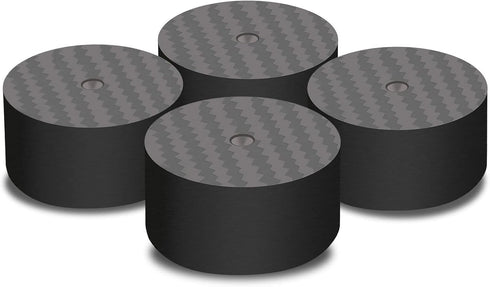 Monosaudio Carbon Fiber Speaker Spike Floor Protectors 40x20mm for Audio, Speakers, Subwoofers, Amplifiers
