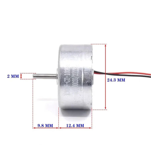 UJEHKUQ 1PCS DC1.5-6V RF-300-10390 Metal Miniature Fan Motor Audio Equipment Toy Game Machine Robot Measuring Device